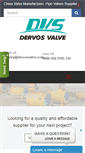 Mobile Screenshot of dervosvalve.com